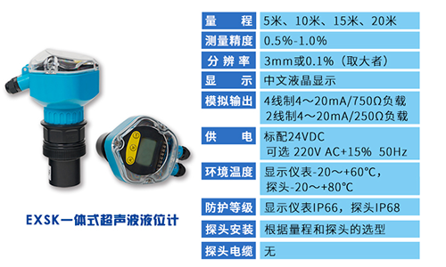 比较好一点的超声波液位计